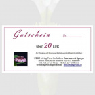 Geschenk-Gutschein 20 € für LTOE Orchideen-Essenzen-Shop